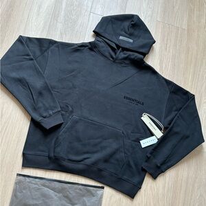 Essentials Men's Black Hoodie